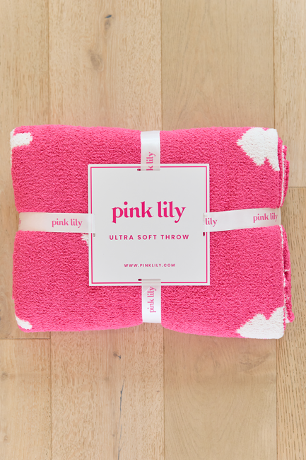 Make Me Believe Pink Tree Blanket