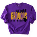 Spring Hill Broncos Football Crewneck Sweatshirt