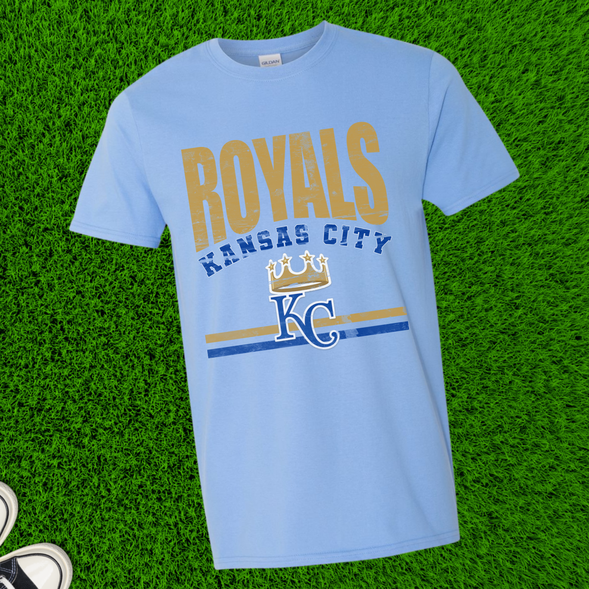 Kansas City Royals Graphic Tee - Light Blue