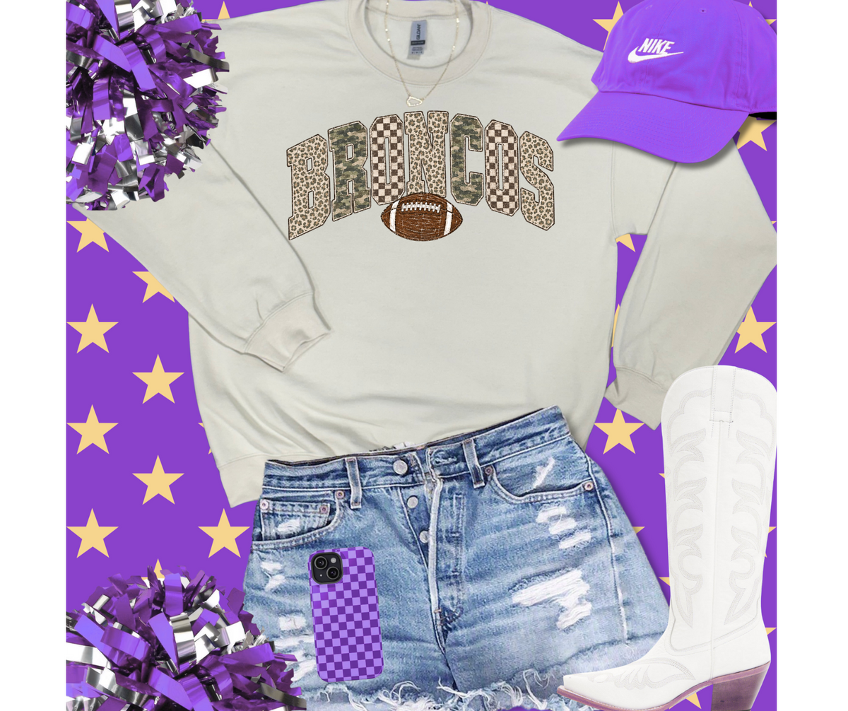 Camo Broncos Sweatshirt
